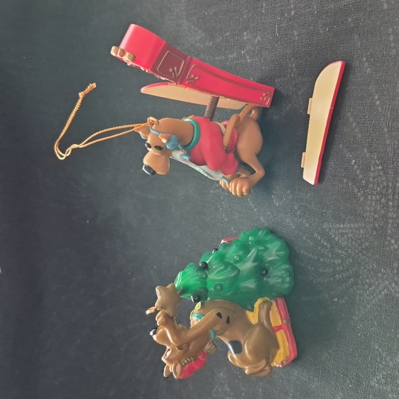 Set of scooby doo christmas ornaments 2000 2001 cartoon network scooby-doo - Picture 3 of 8